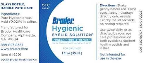 Bruder Hygienic Eyelid Solution